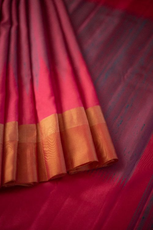 Kanchi Silk Sari - Pink