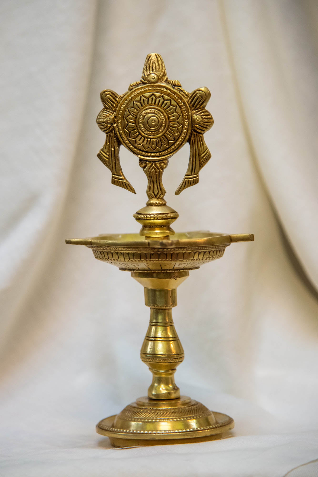 
                  
                    BRASS YELLOW GOLD SHANG LAMP
                  
                