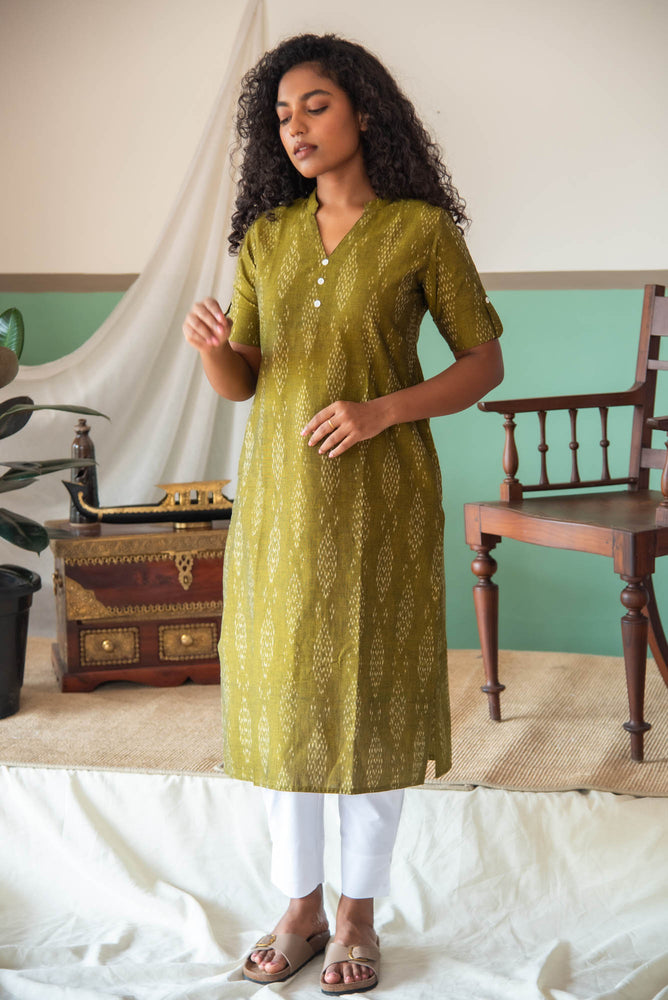
                  
                    WOMEN LONG KURTHA 3/4 SLVE
                  
                