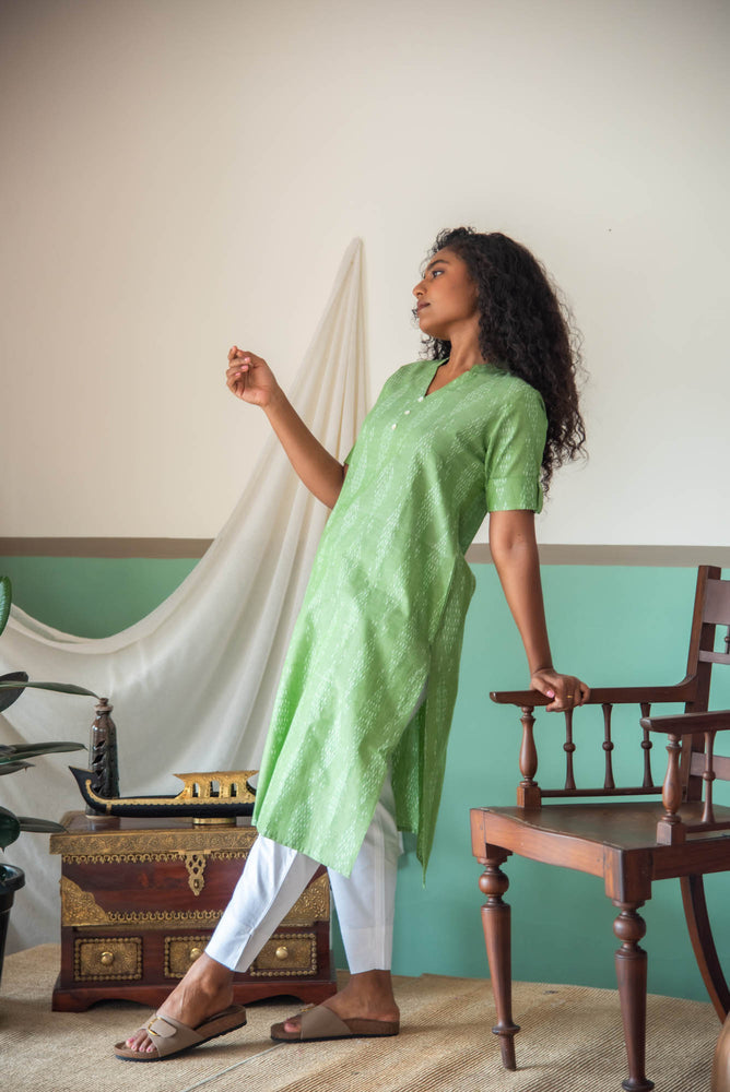 
                  
                    WOMEN LONG KURTHA 3/4 SLVE
                  
                