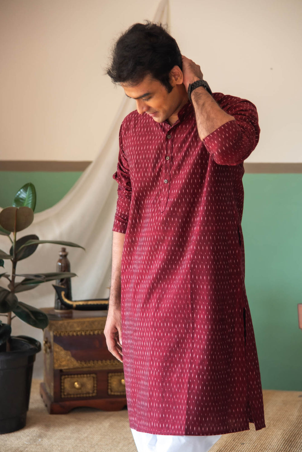 CT MEN LONG KURTHA F/S