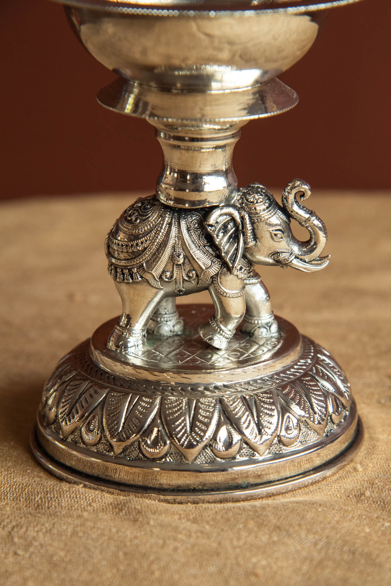 
                  
                    BRASS ELEPHANT DIYA ANNAM
                  
                