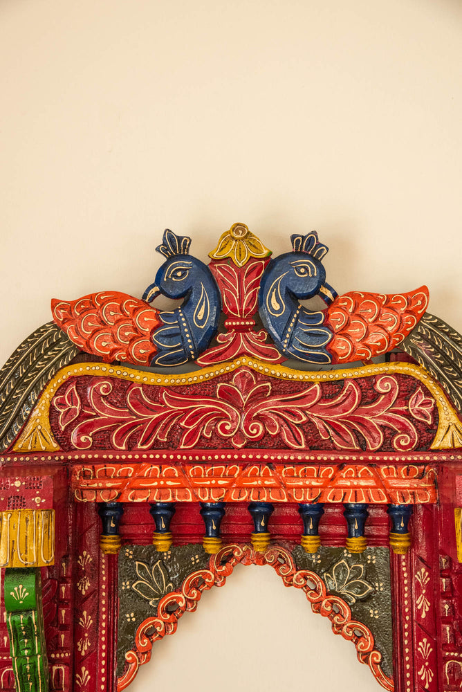 
                  
                    WOOD JHUROOKHA FRAME PEACOCK
                  
                