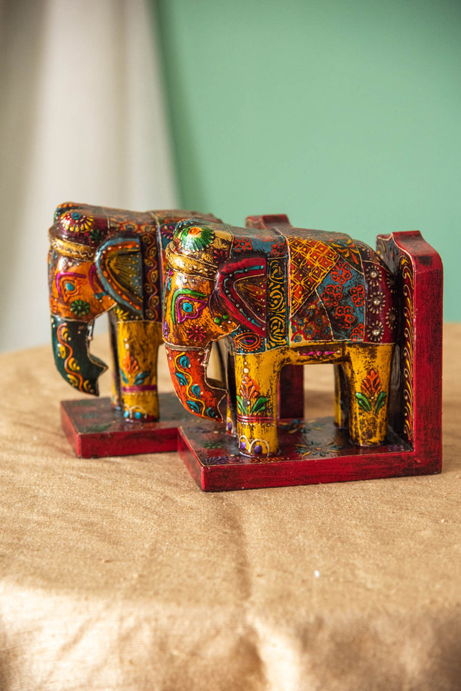 
                  
                    WOOD ELEPHANT BOOK END
                  
                