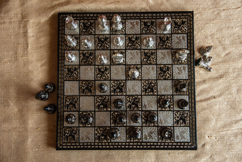 
                  
                    BRASS CHESS SET BOARD
                  
                