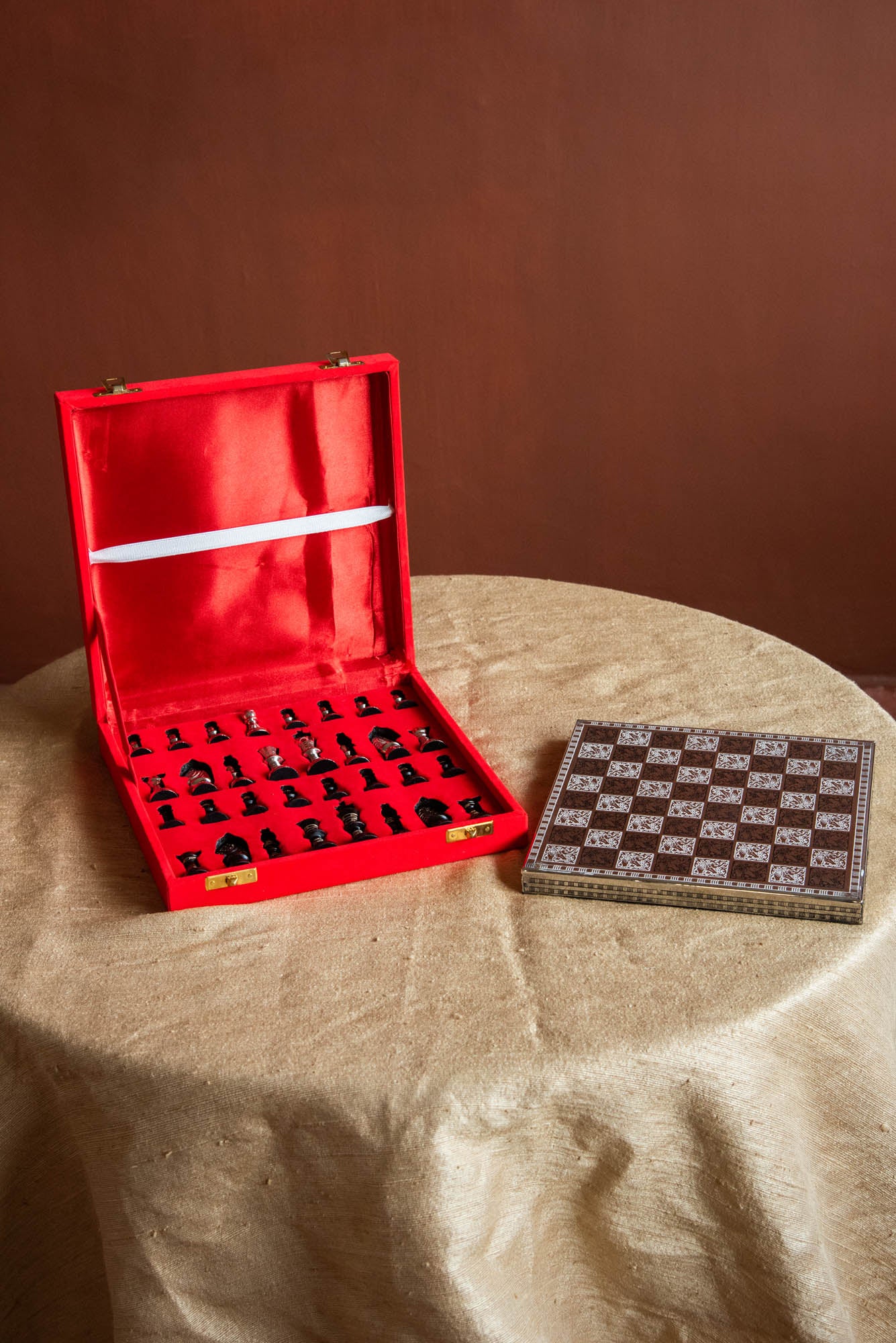 
                  
                    BRASS CHESS SET BOARD
                  
                