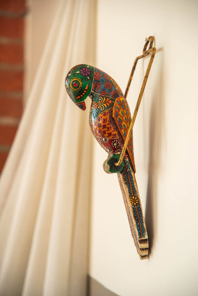 
                  
                    WOOD PARROT HANGING
                  
                