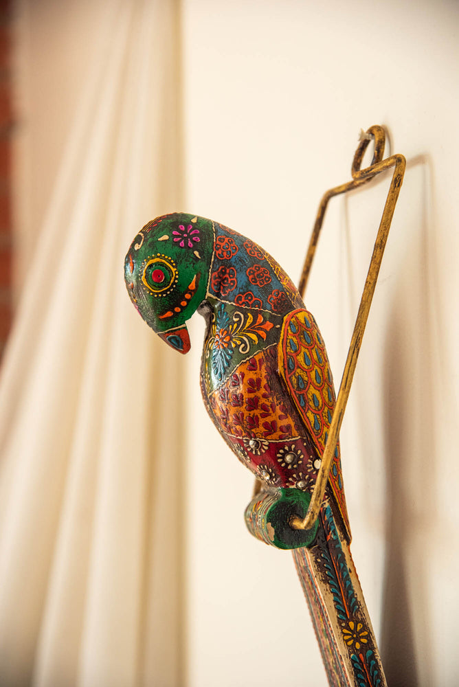 
                  
                    WOOD PARROT HANGING
                  
                