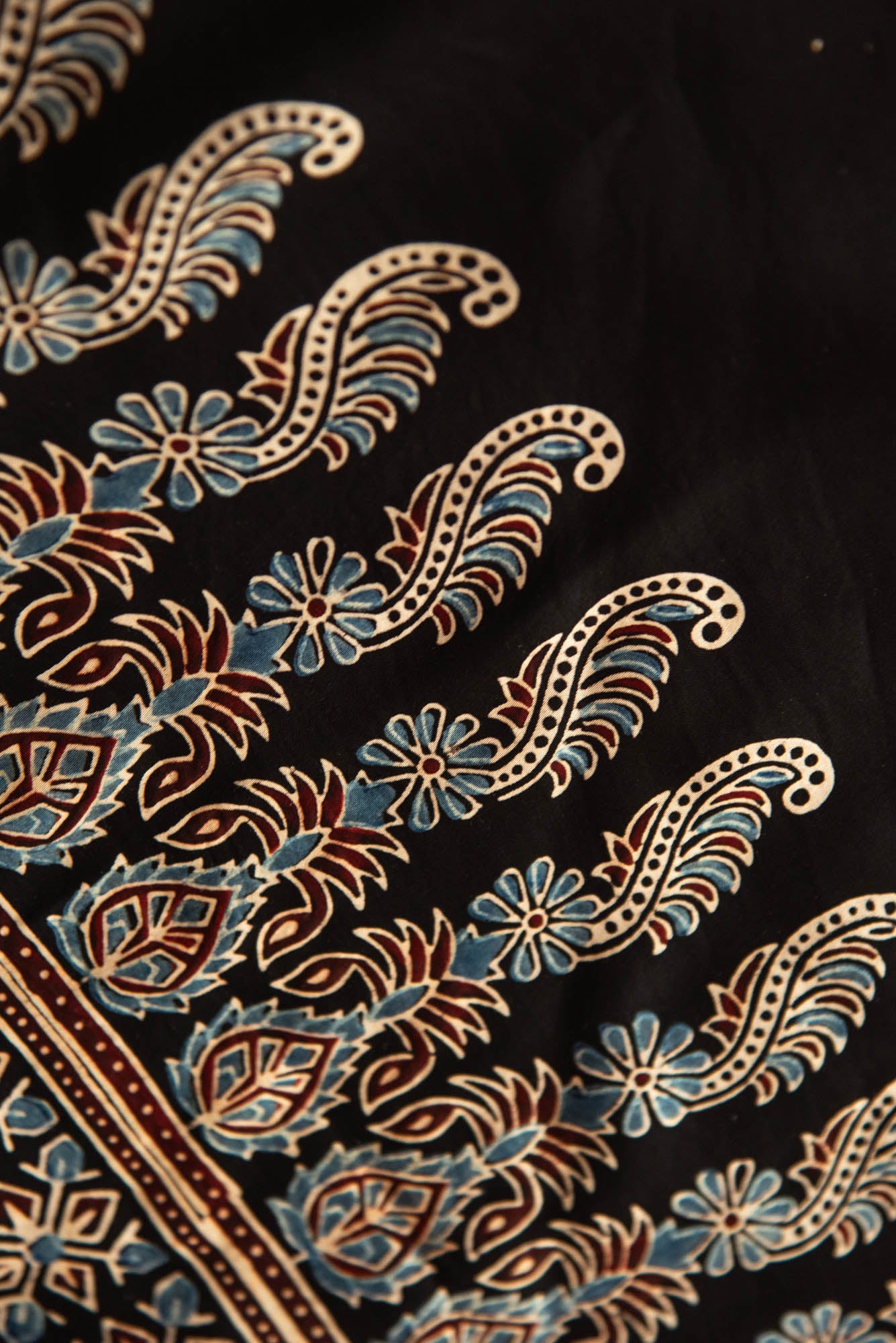 
                  
                    MODAL AJRAKH PRINT SAREE
                  
                