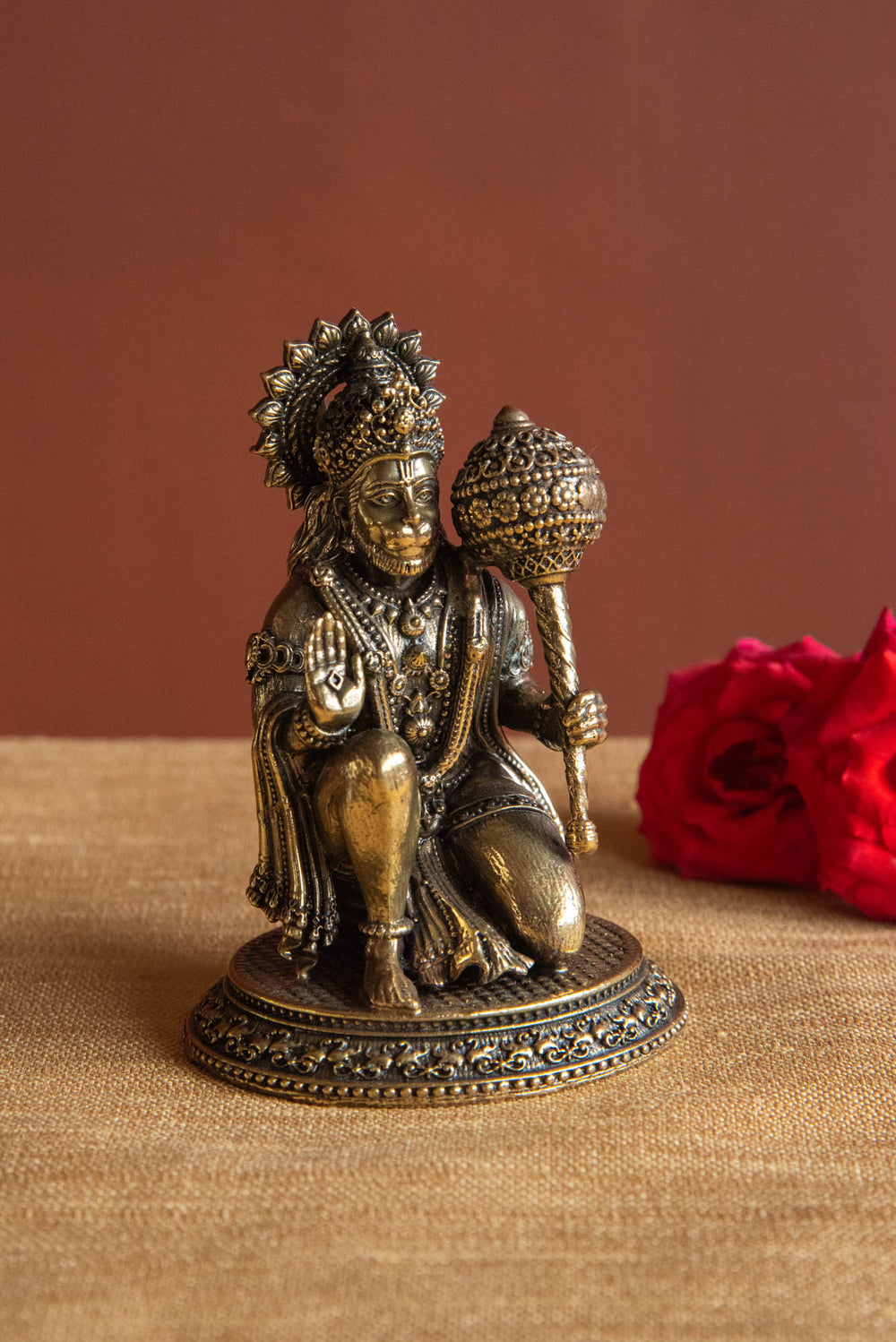 BRASS HANUMAN SITTING