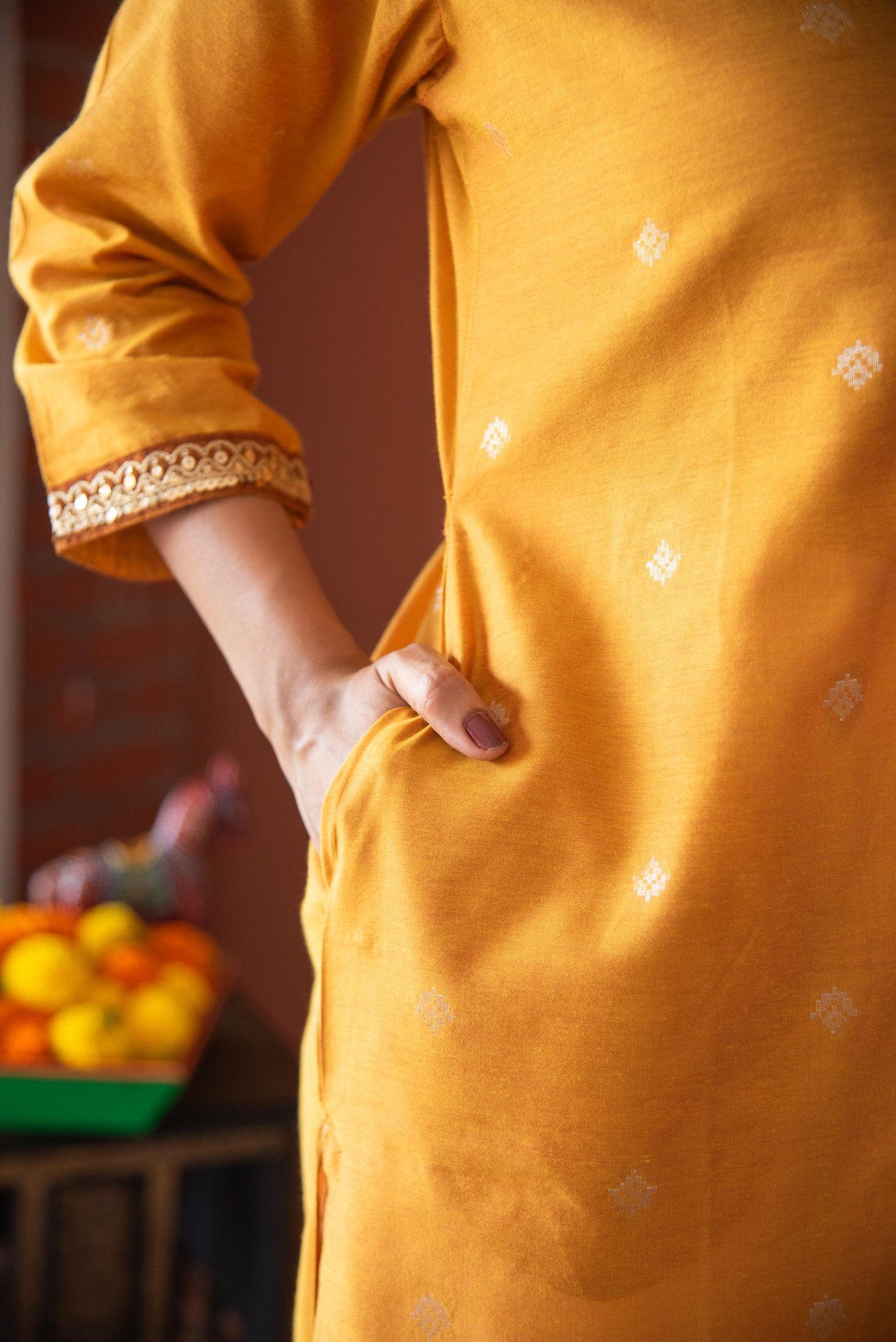 
                  
                    Long Kurta - 3/4  Sleeve
                  
                