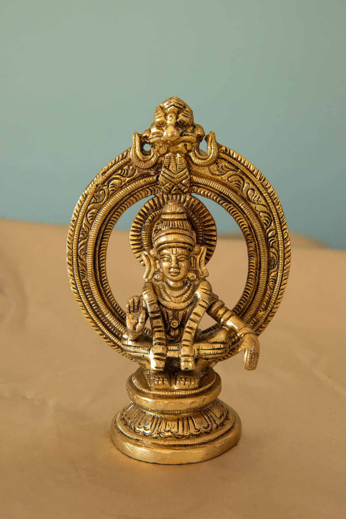 
                  
                    BRASS YELLOW GOLD AYYAPPA ARCH
                  
                