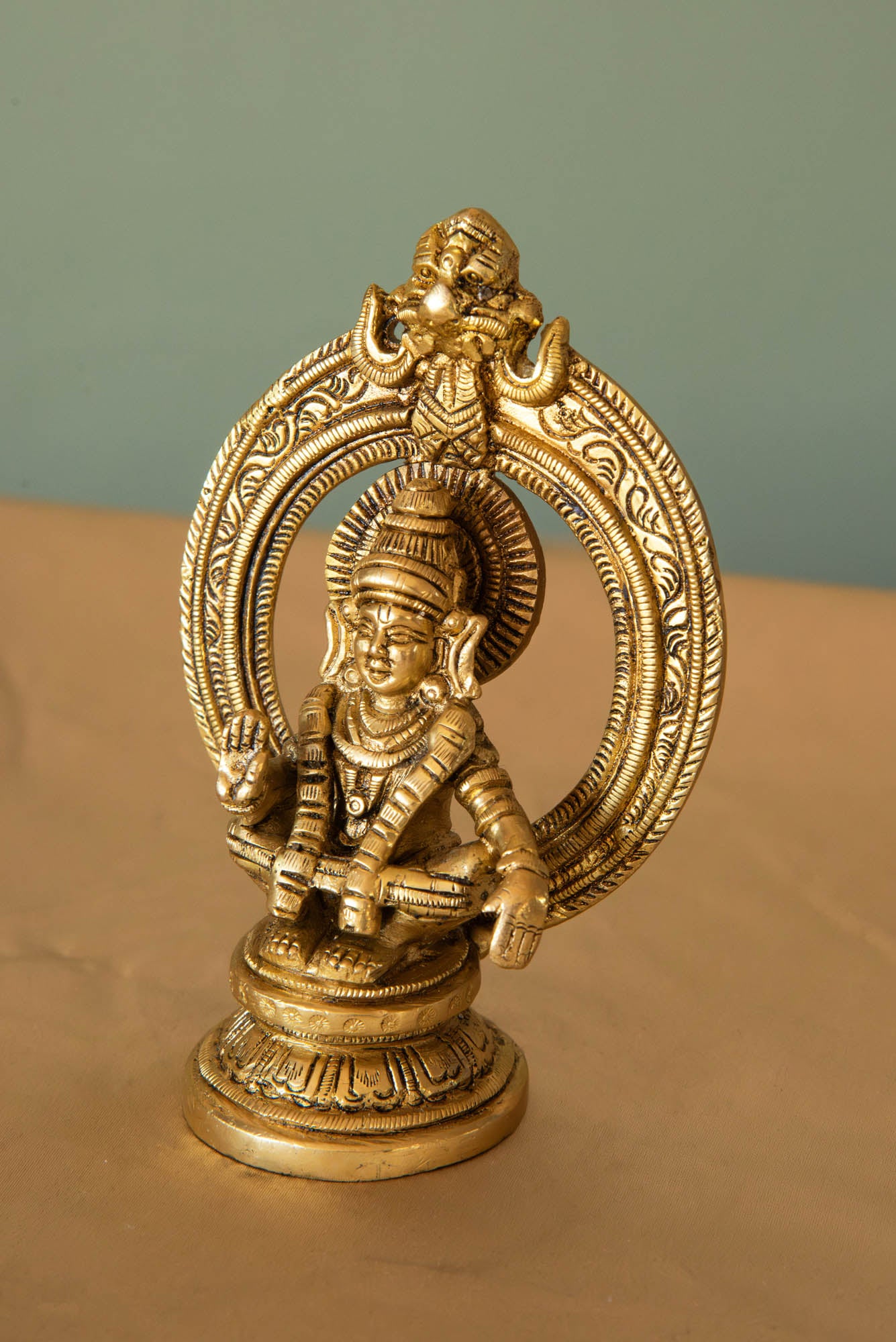 
                  
                    BRASS YELLOW GOLD AYYAPPA ARCH
                  
                