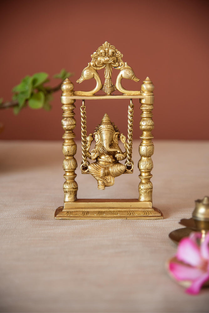 
                  
                    Brass Ganesh Jhooola
                  
                