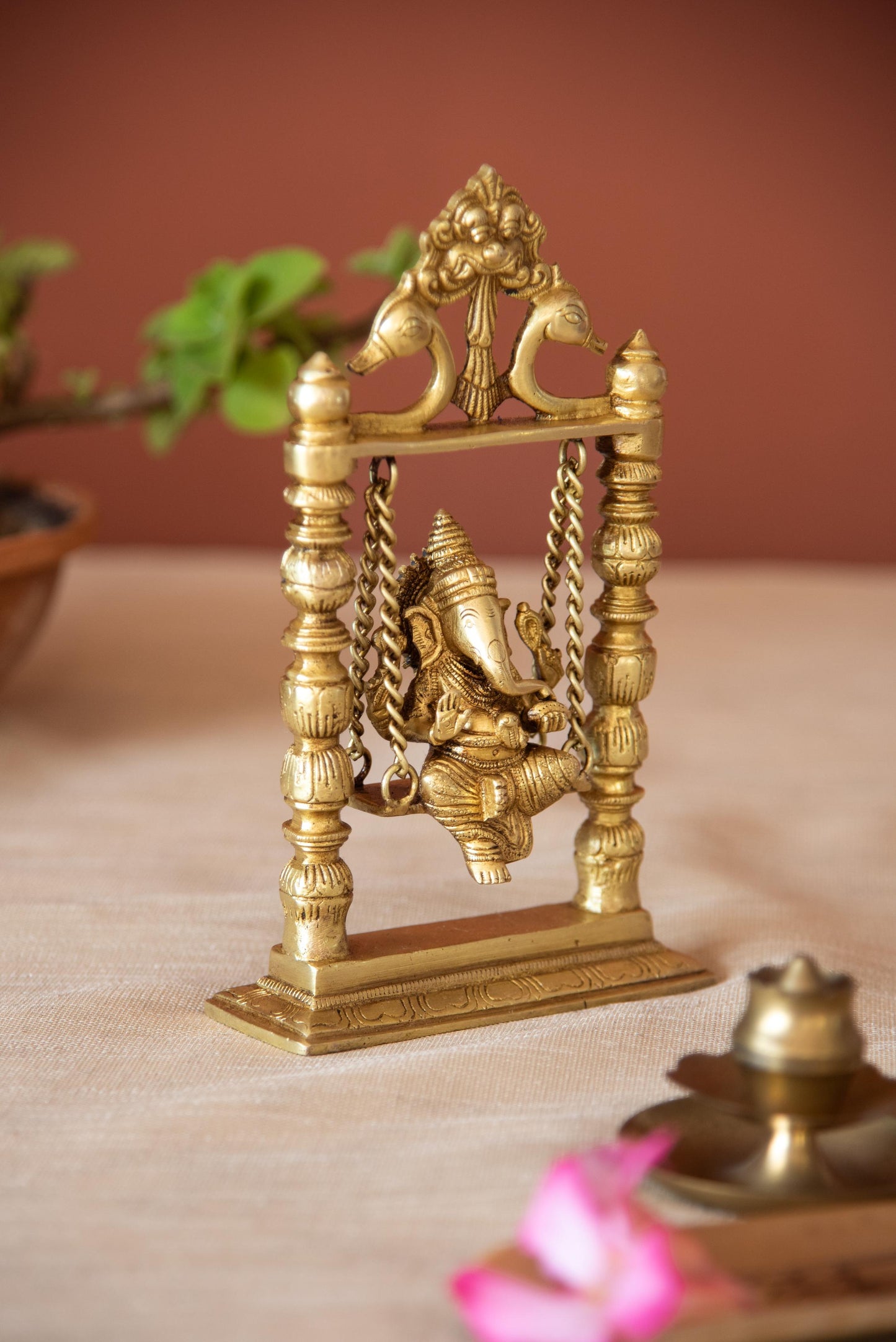
                  
                    Brass Ganesh Jhooola
                  
                