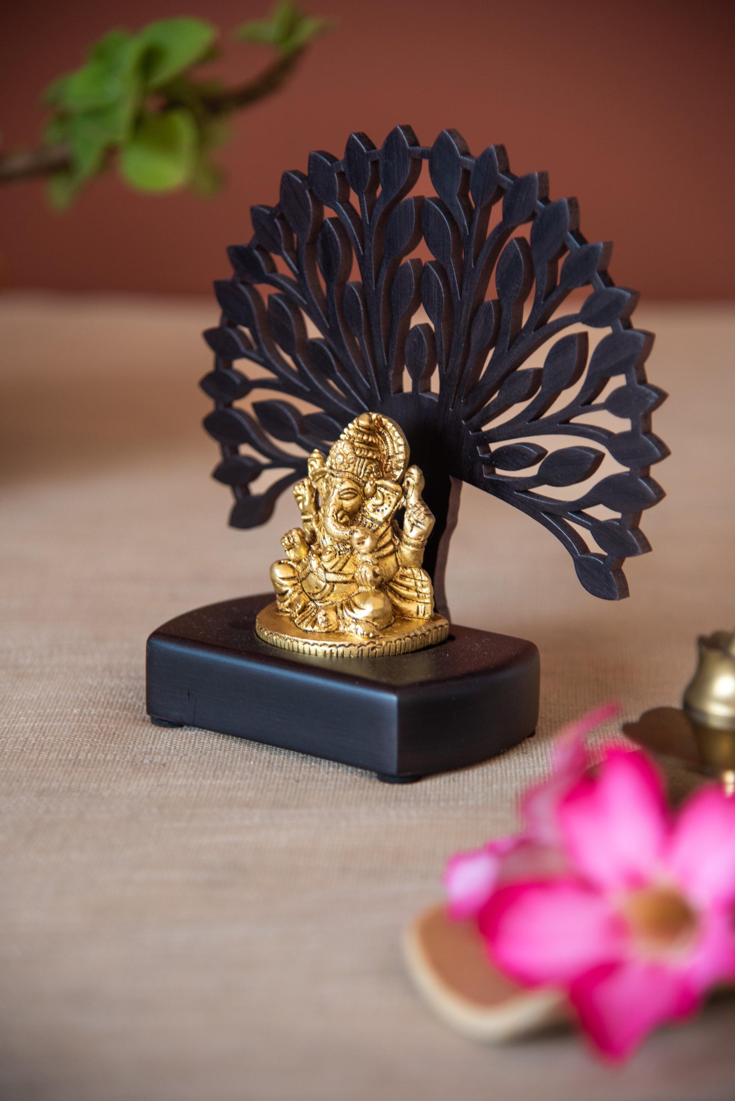 
                  
                    Brass Ganesh With Tree
                  
                