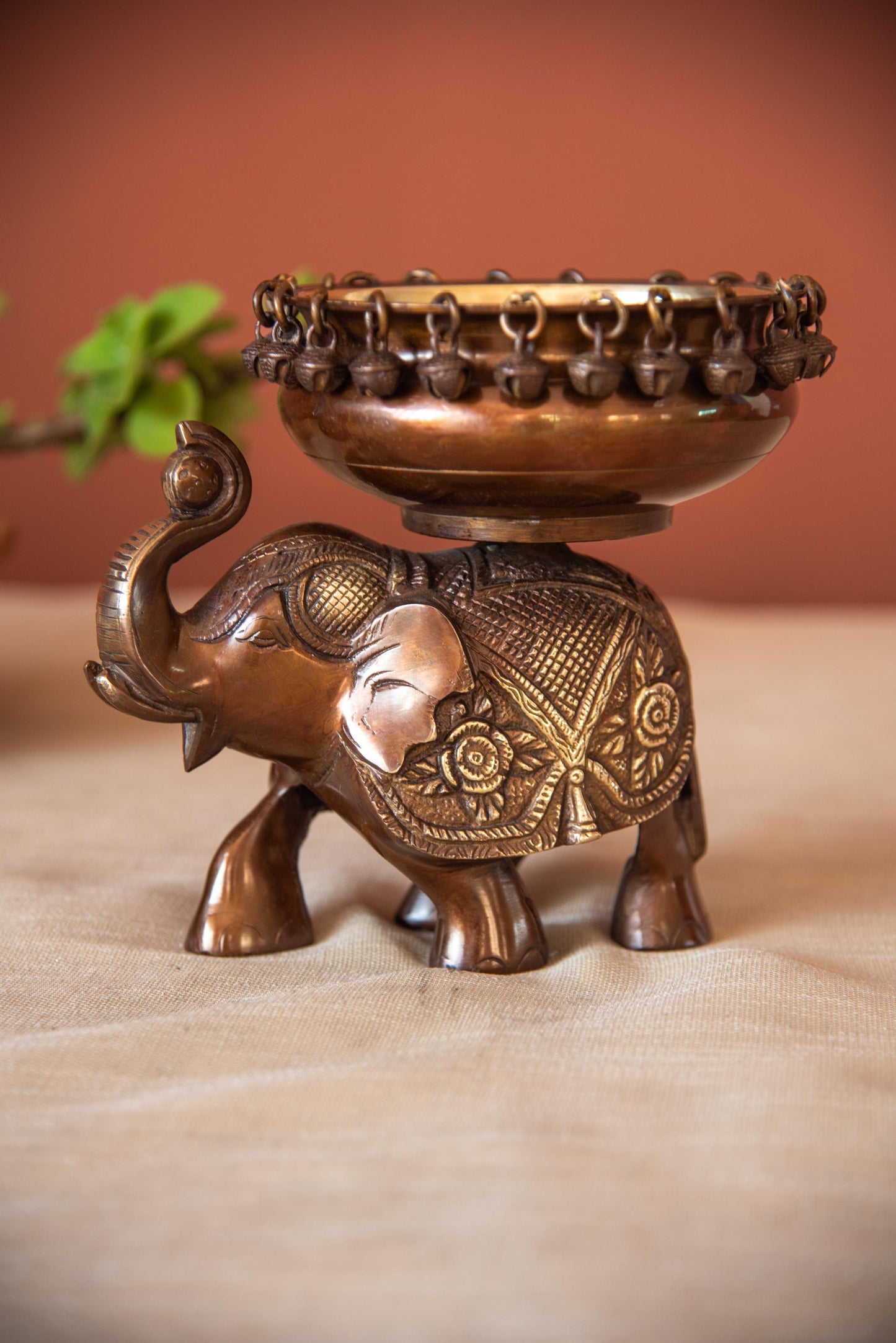 
                  
                    Brass Elephant Uruli
                  
                