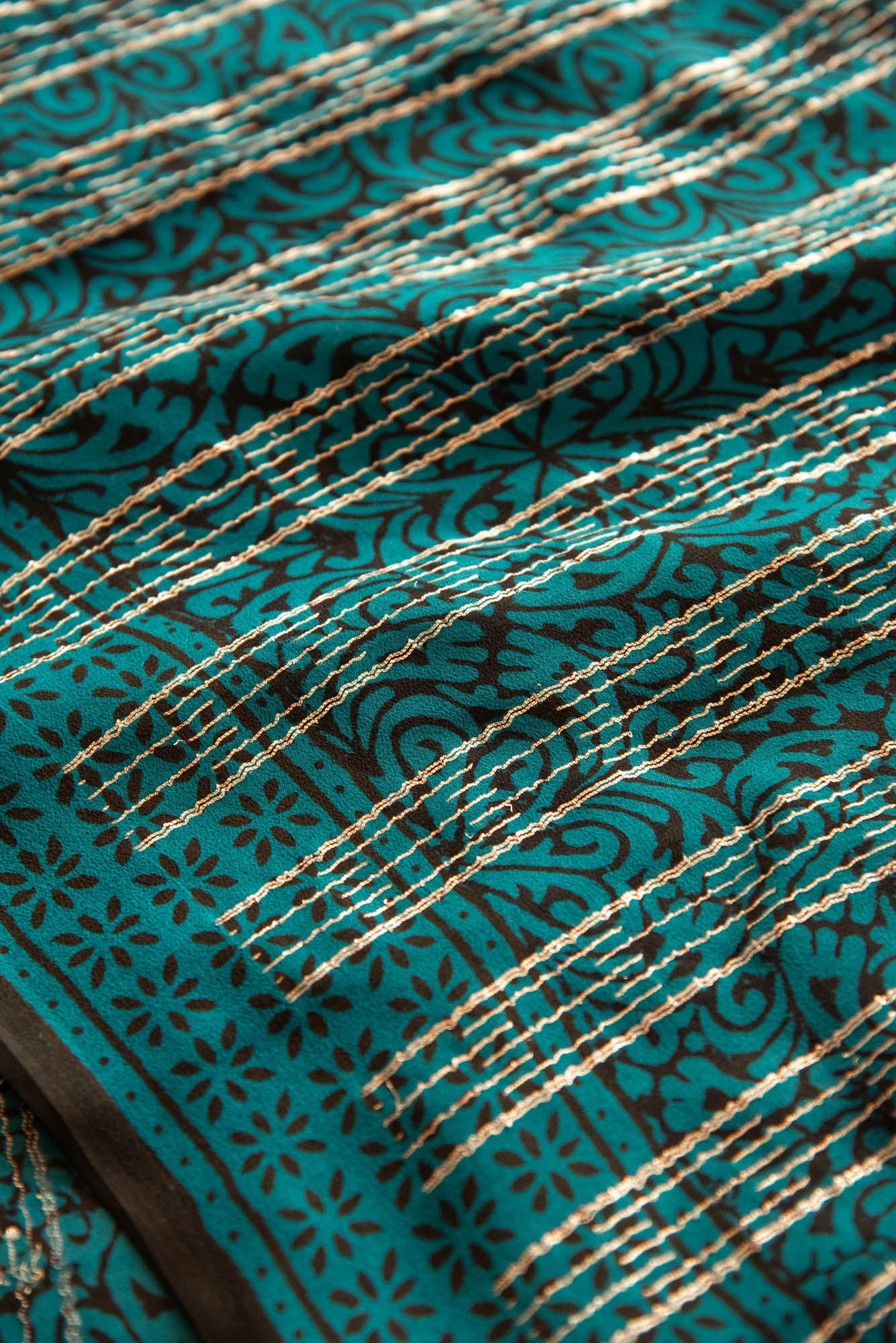 
                  
                    SAREE MULBERRY SILK BAGH PRINT
                  
                