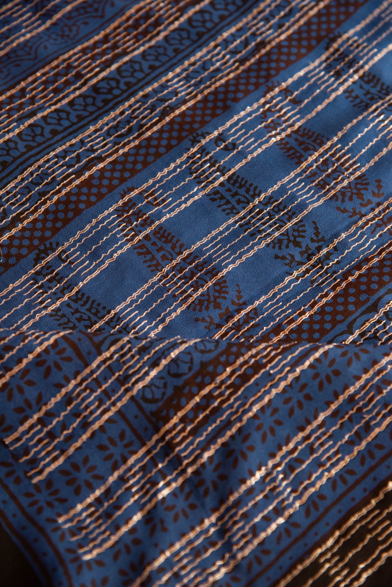 
                  
                    SAREE MULBERRY SILK BAGH PRINT
                  
                