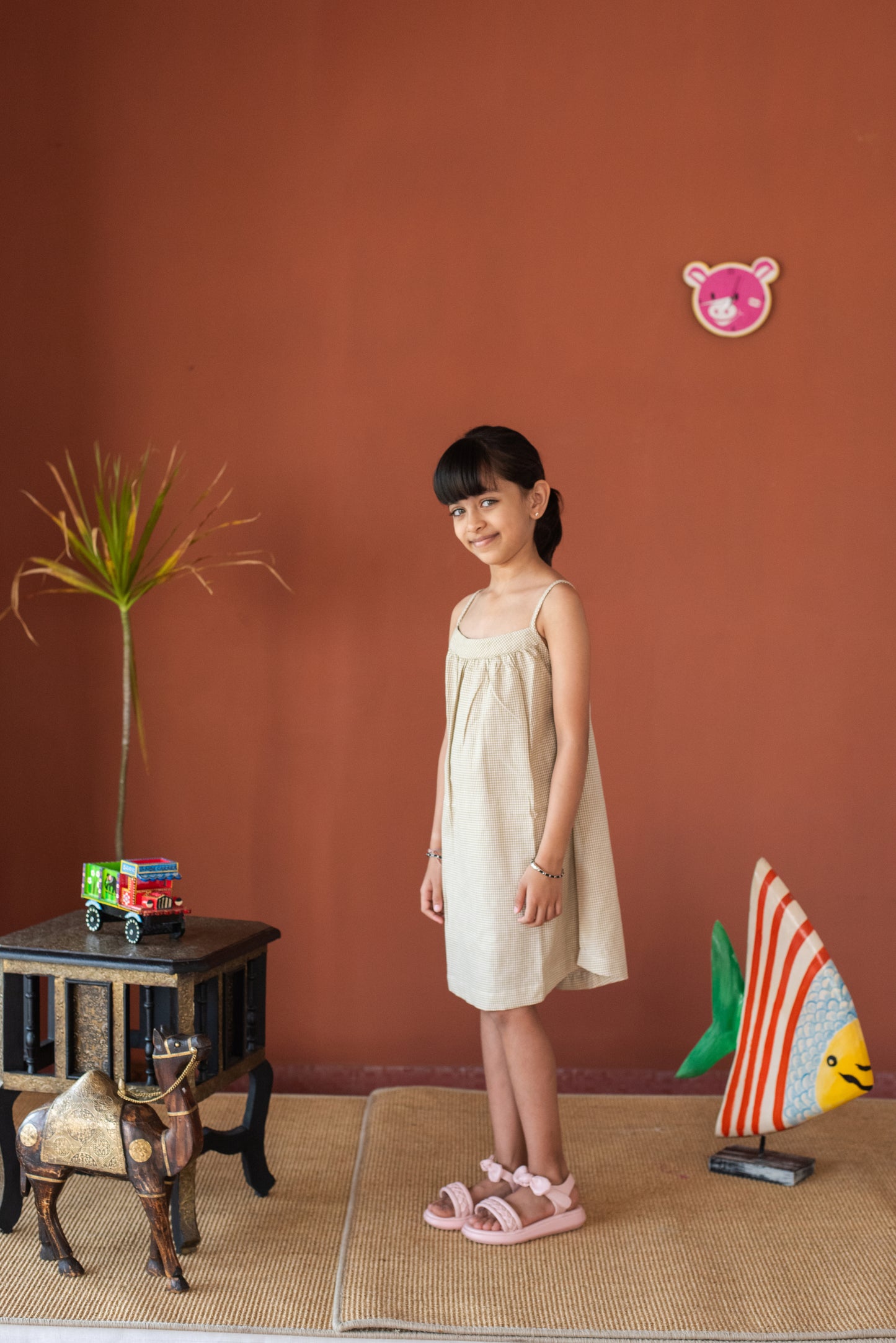 
                  
                    Girls Sleeveless Dress
                  
                