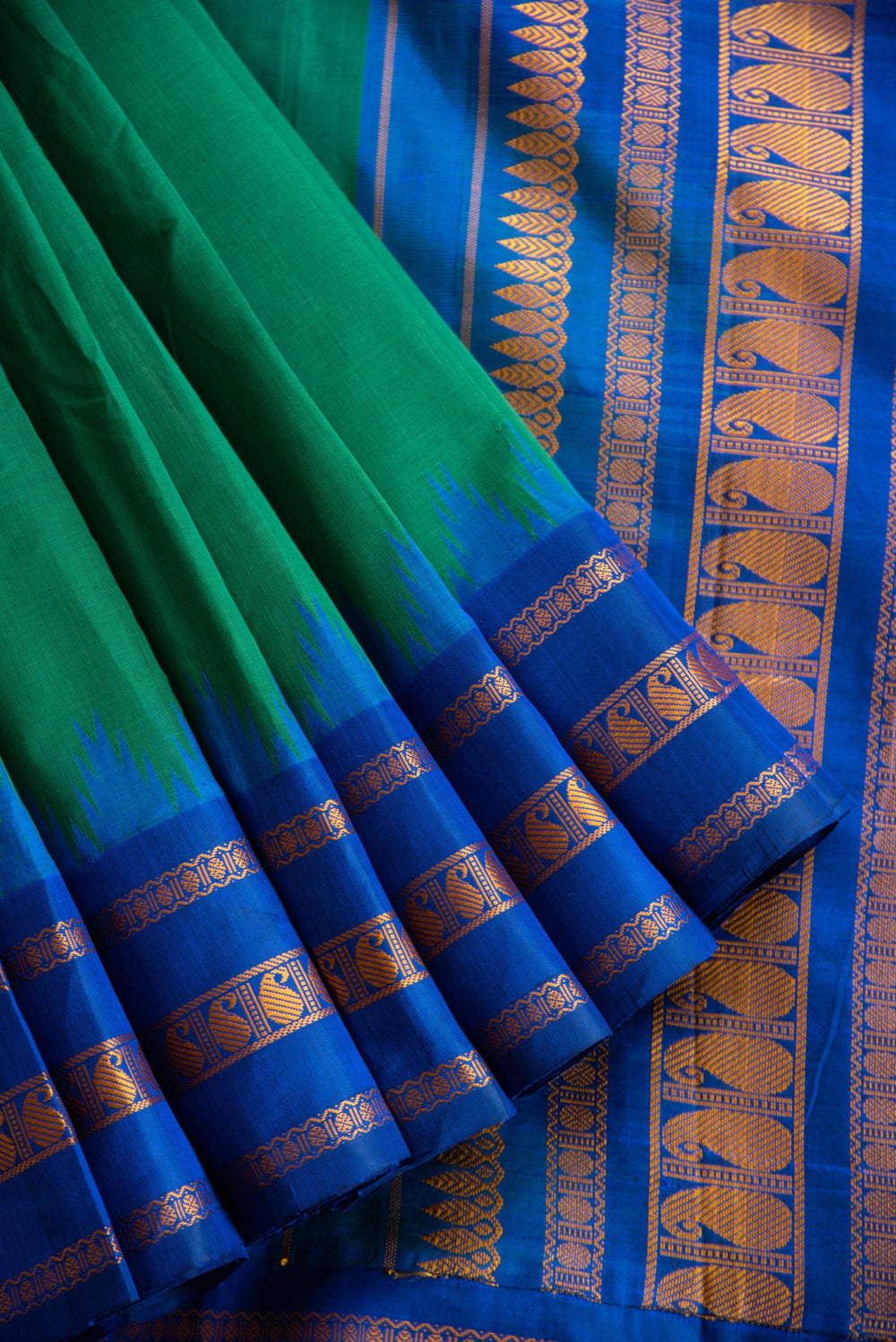 Cotton H/L Sari with Silk Border