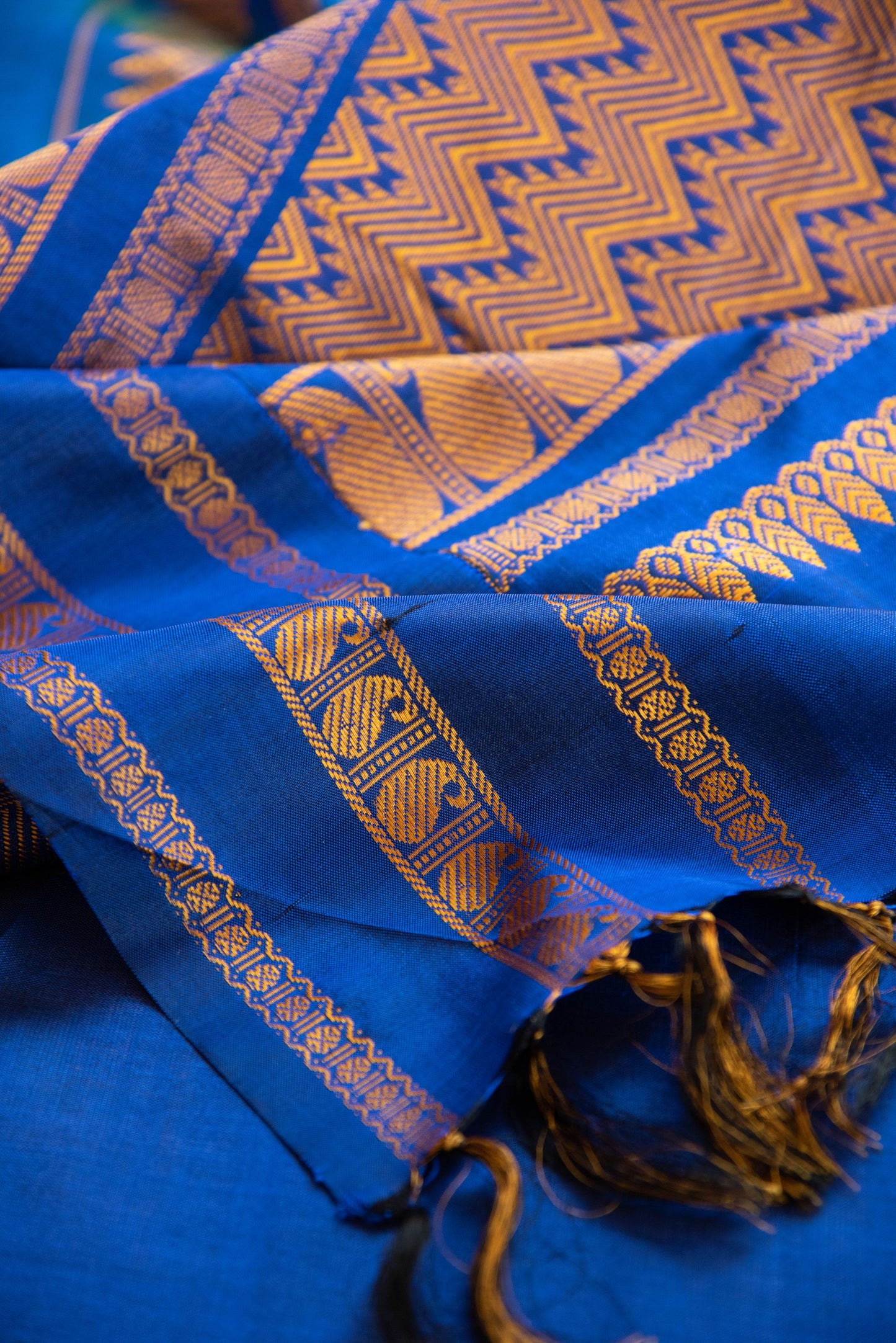 
                  
                    Cotton H/L Sari with Silk Border
                  
                