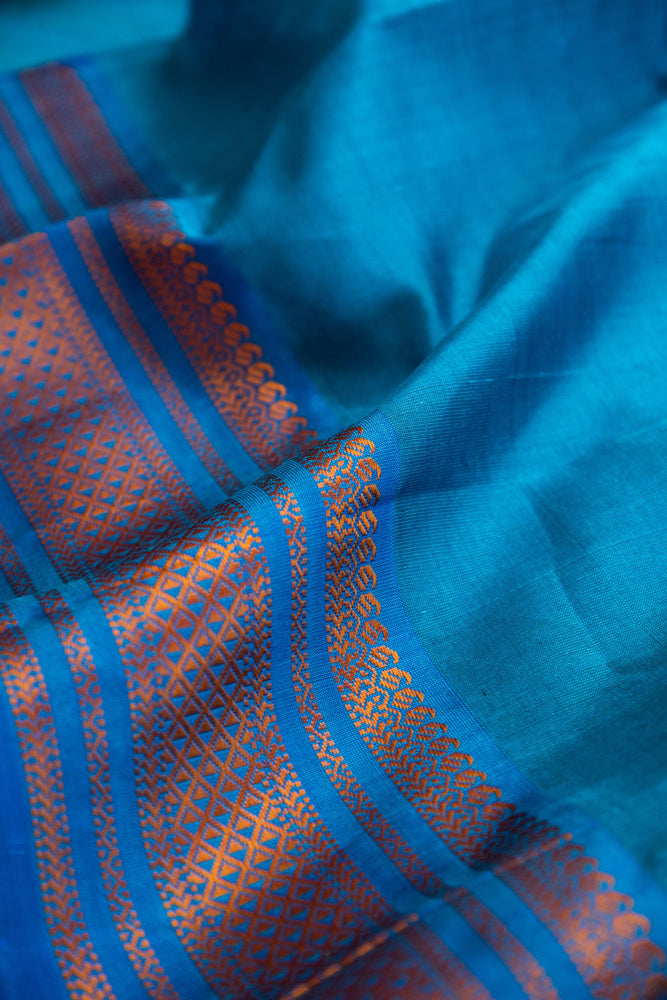 
                  
                    Cotton H/L Sari with Silk Border
                  
                