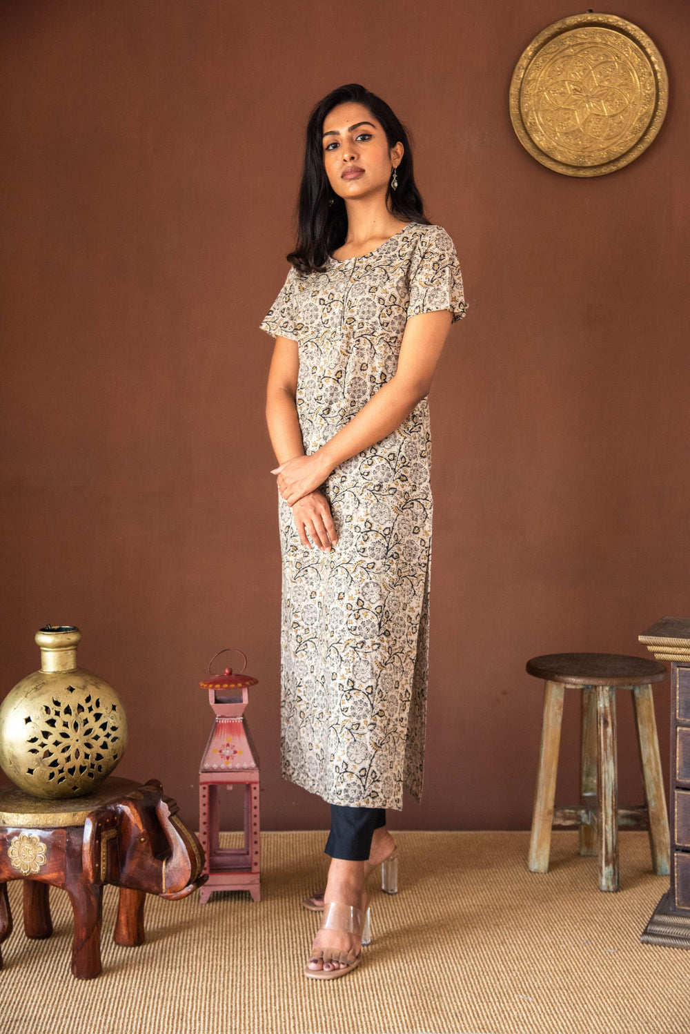 Long Kurta Short Sleeve