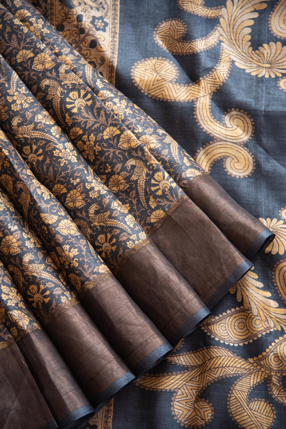 Tussar Silk Printed Saree