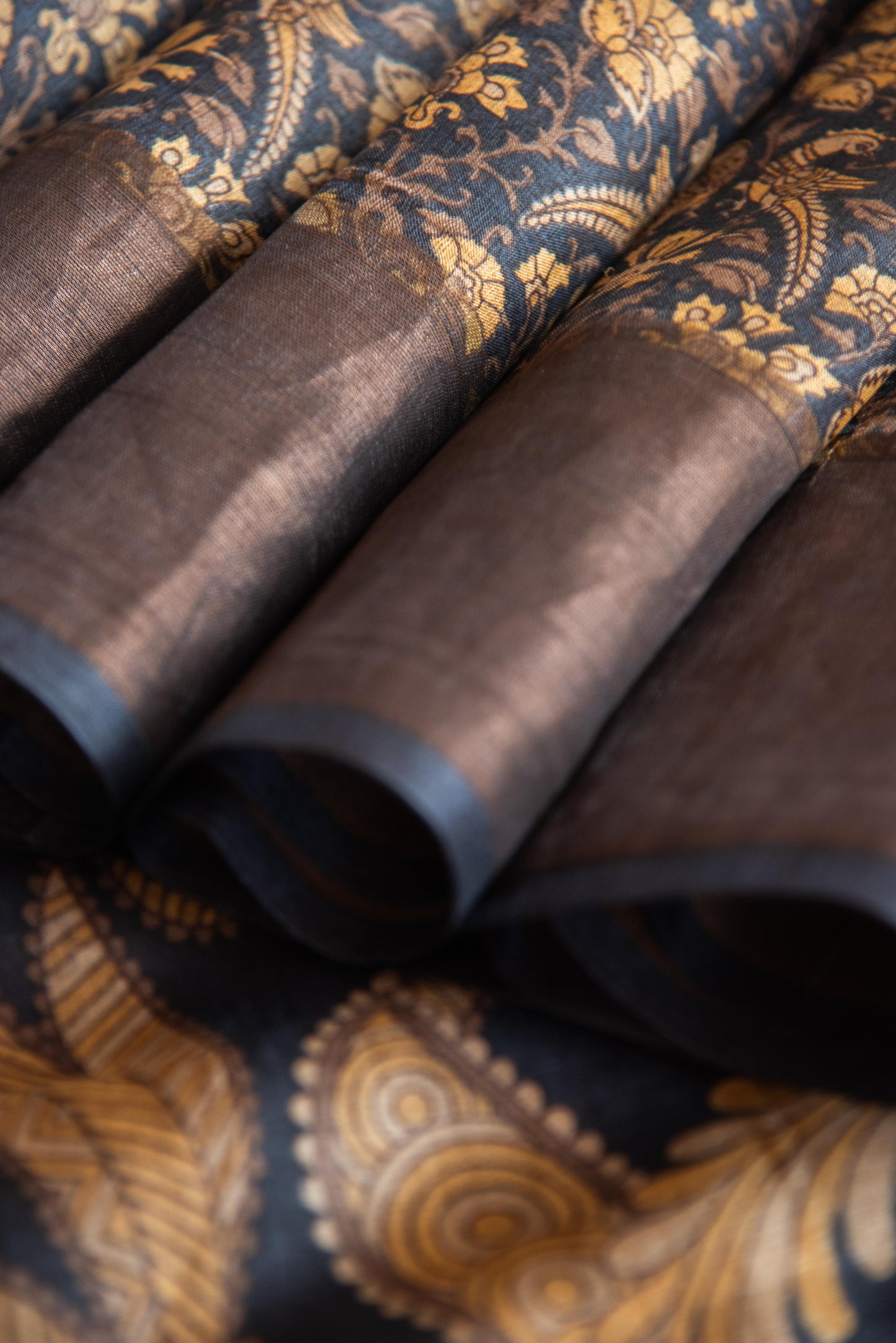 
                  
                    Tussar Silk Printed Saree
                  
                