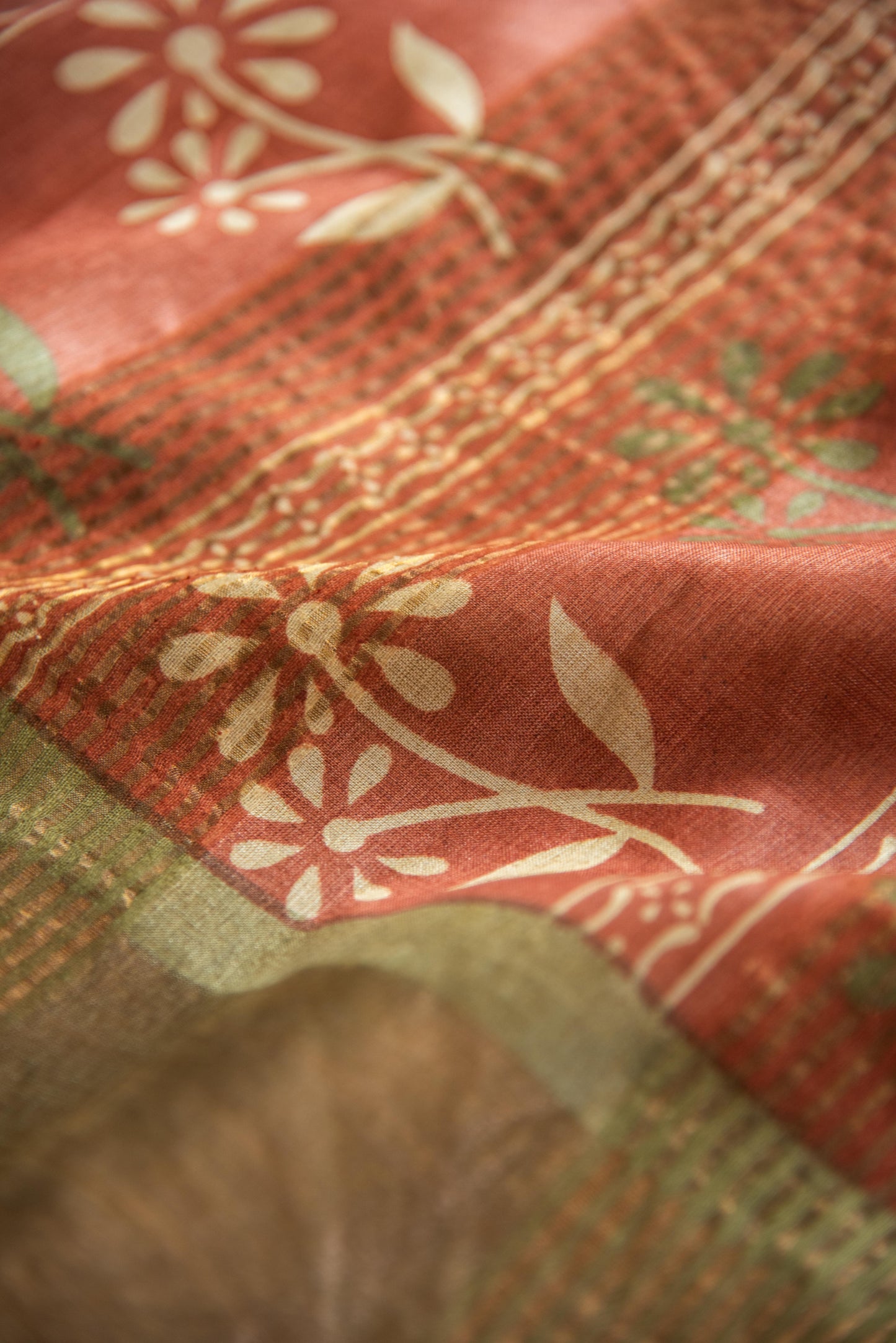 
                  
                    Tussar Silk Printed Saree
                  
                