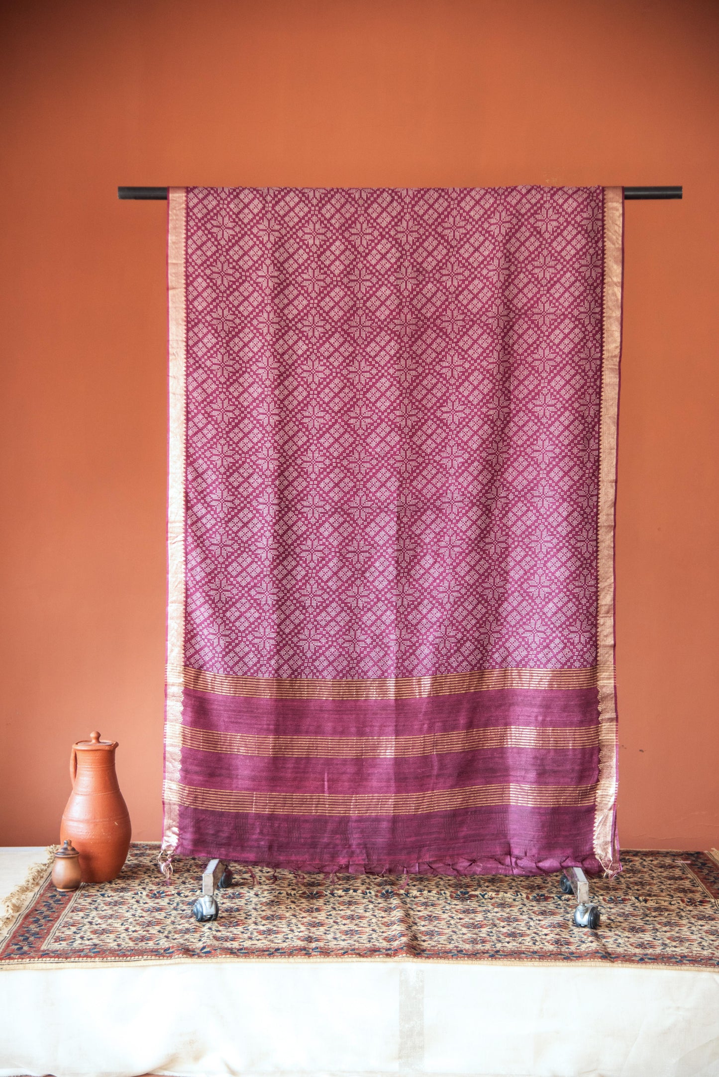 
                  
                    Moonga Silk Saree
                  
                