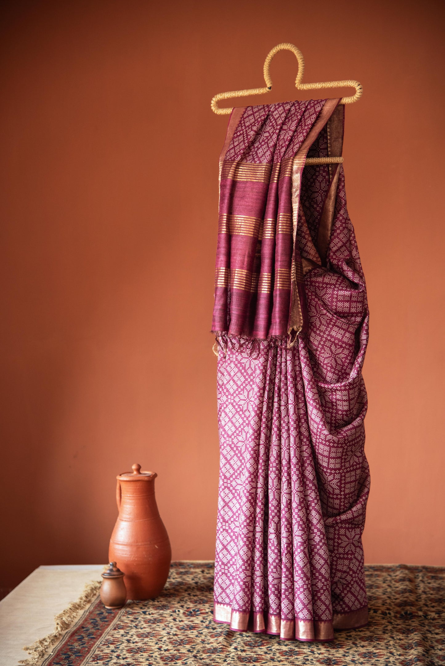 
                  
                    Moonga Silk Saree
                  
                