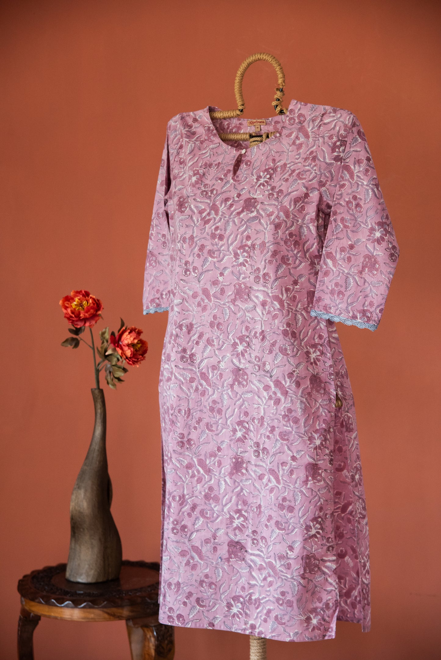 
                  
                    Women Long Kurta 3/4 Sleeve
                  
                