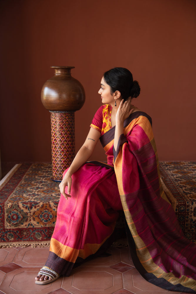 
                  
                    Linen Saree
                  
                