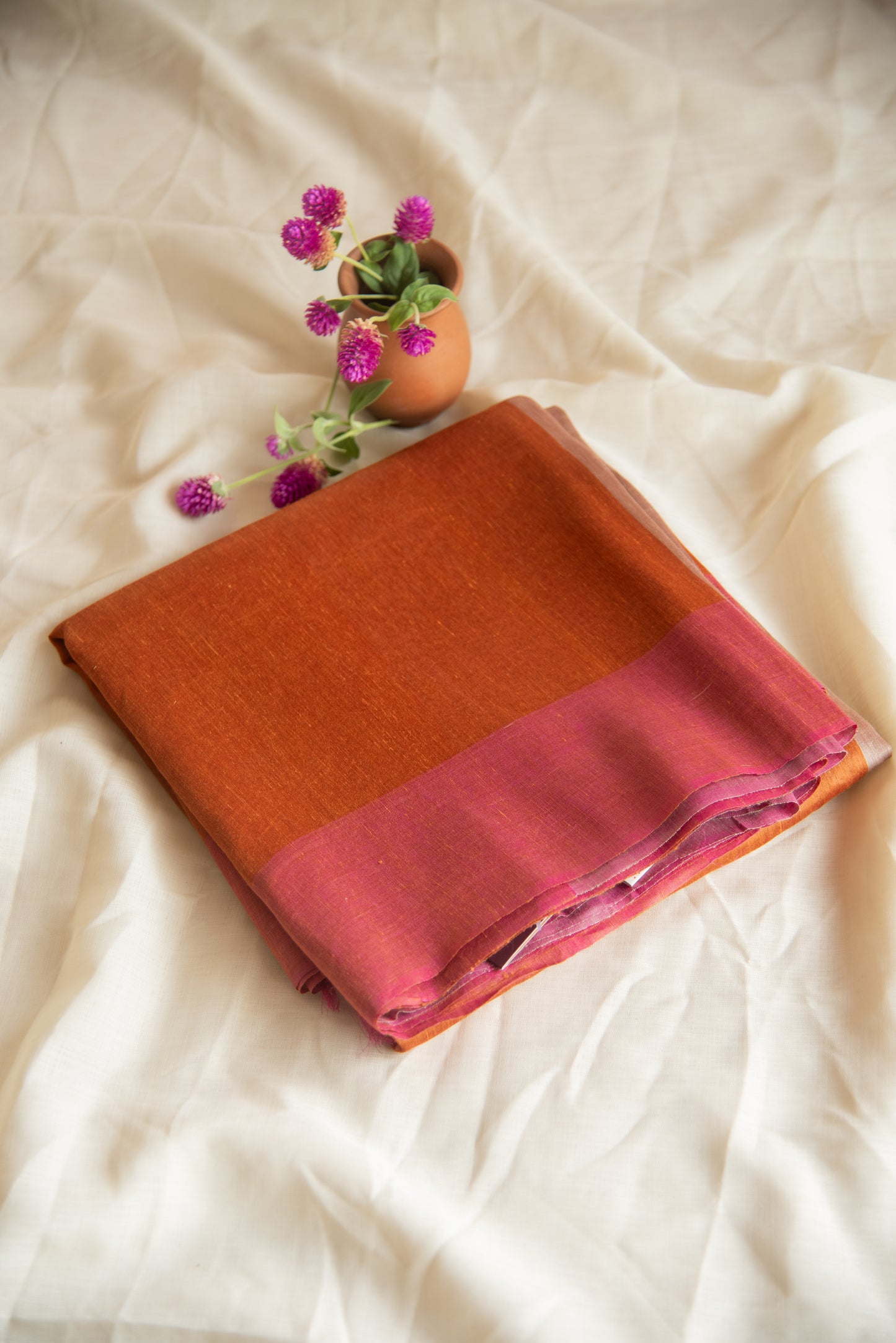 
                  
                    Linen Silk Saree
                  
                