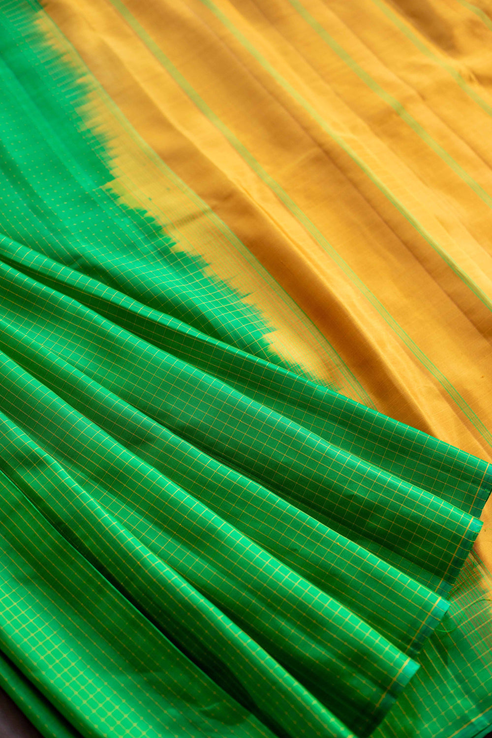 Kanchi Silk Sari - Green