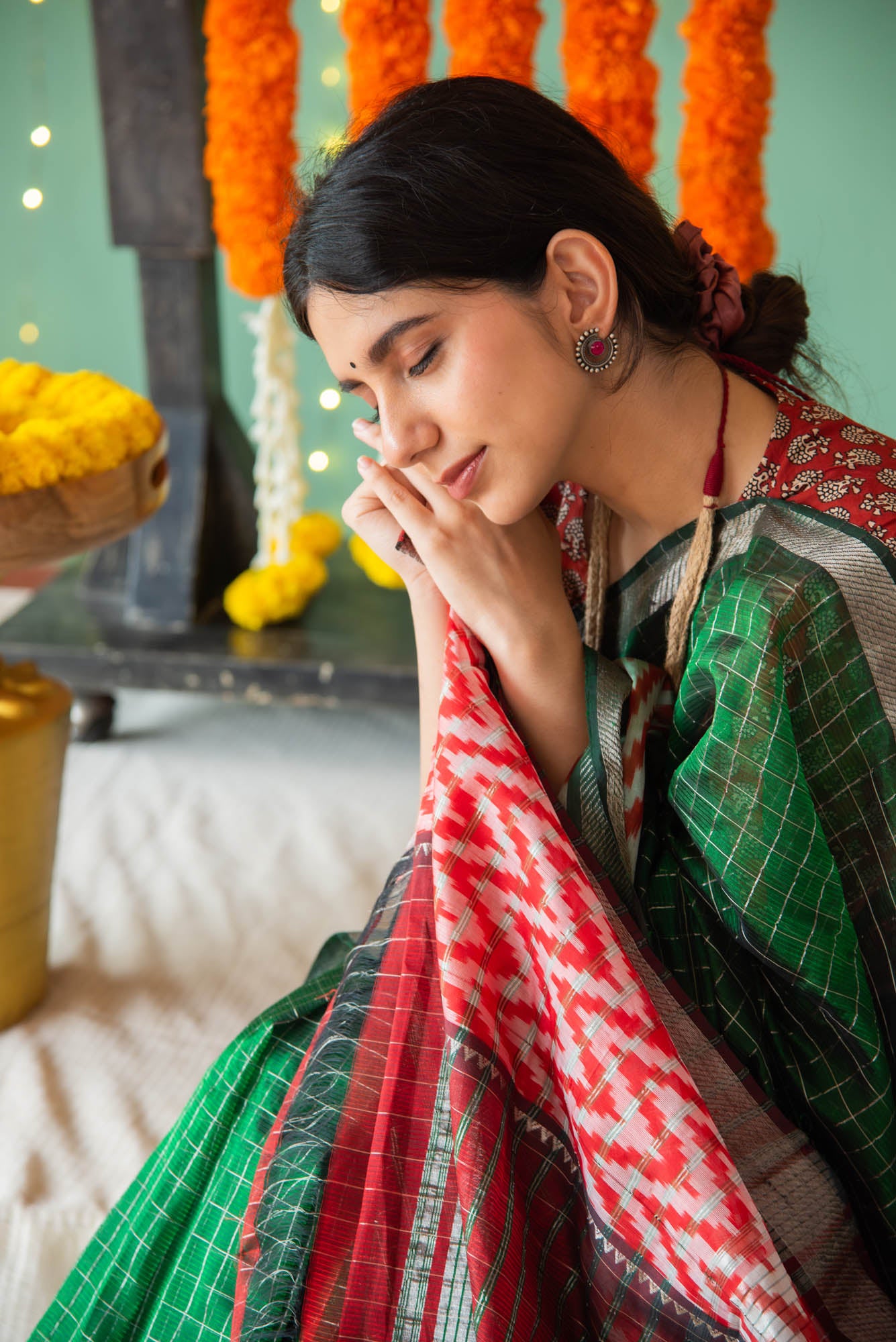 
                  
                    SILK CT MANGALAGIRI IKKAT SAREE
                  
                