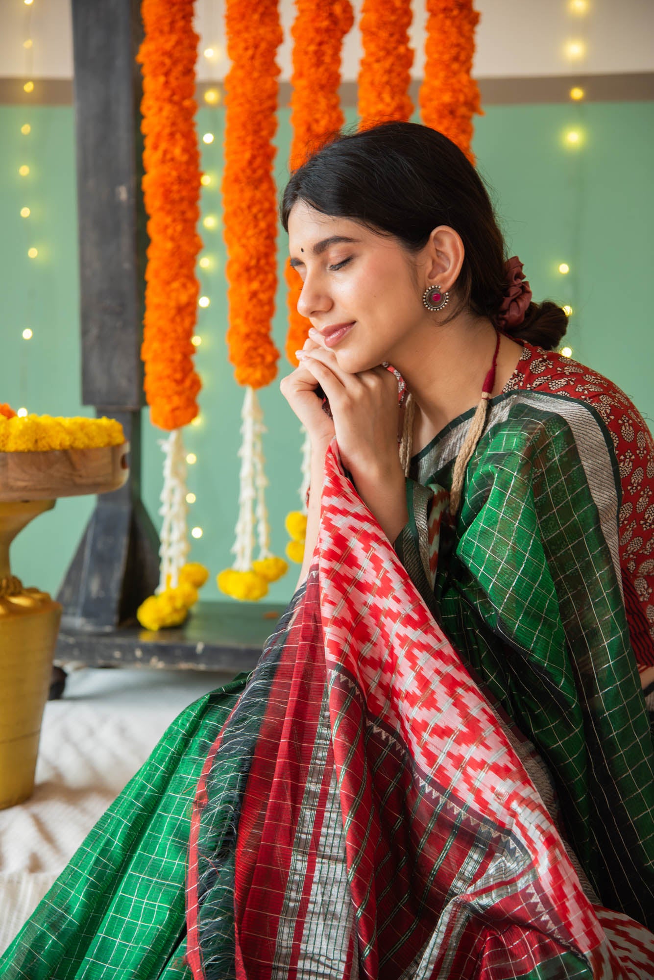 
                  
                    SILK CT MANGALAGIRI IKKAT SAREE
                  
                