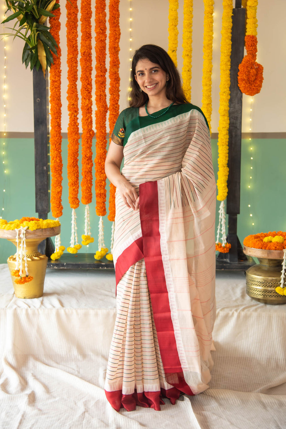 CT SILK BORDER SAREES-R104