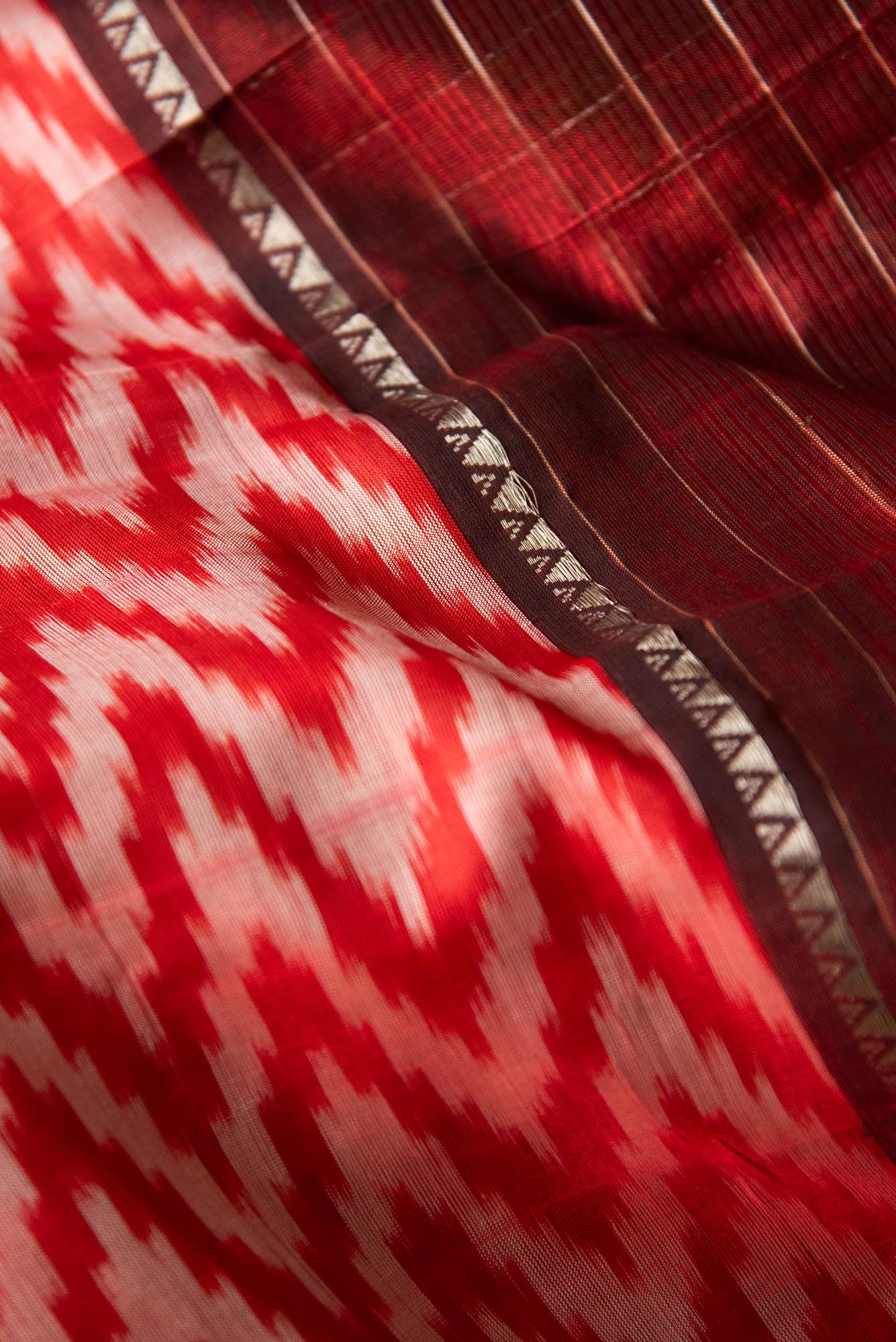 
                  
                    SILK CT MANGALAGIRI IKKAT SAREE
                  
                