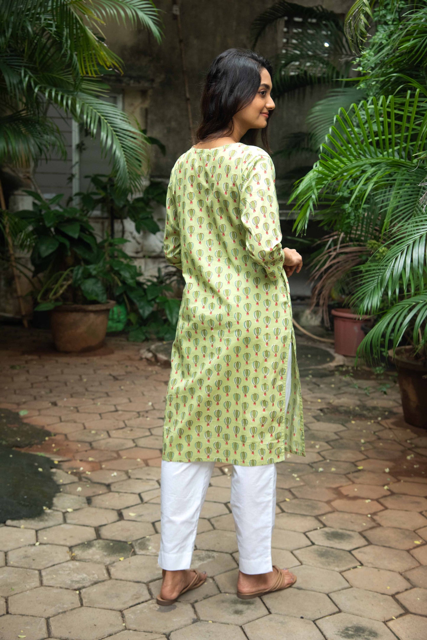 
                  
                    Long Kurta - 3/4th Sleeve
                  
                