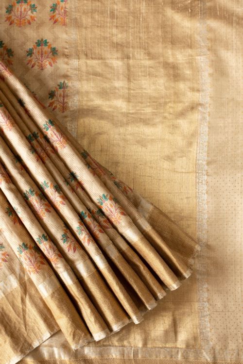 Tussar Silk - Beige