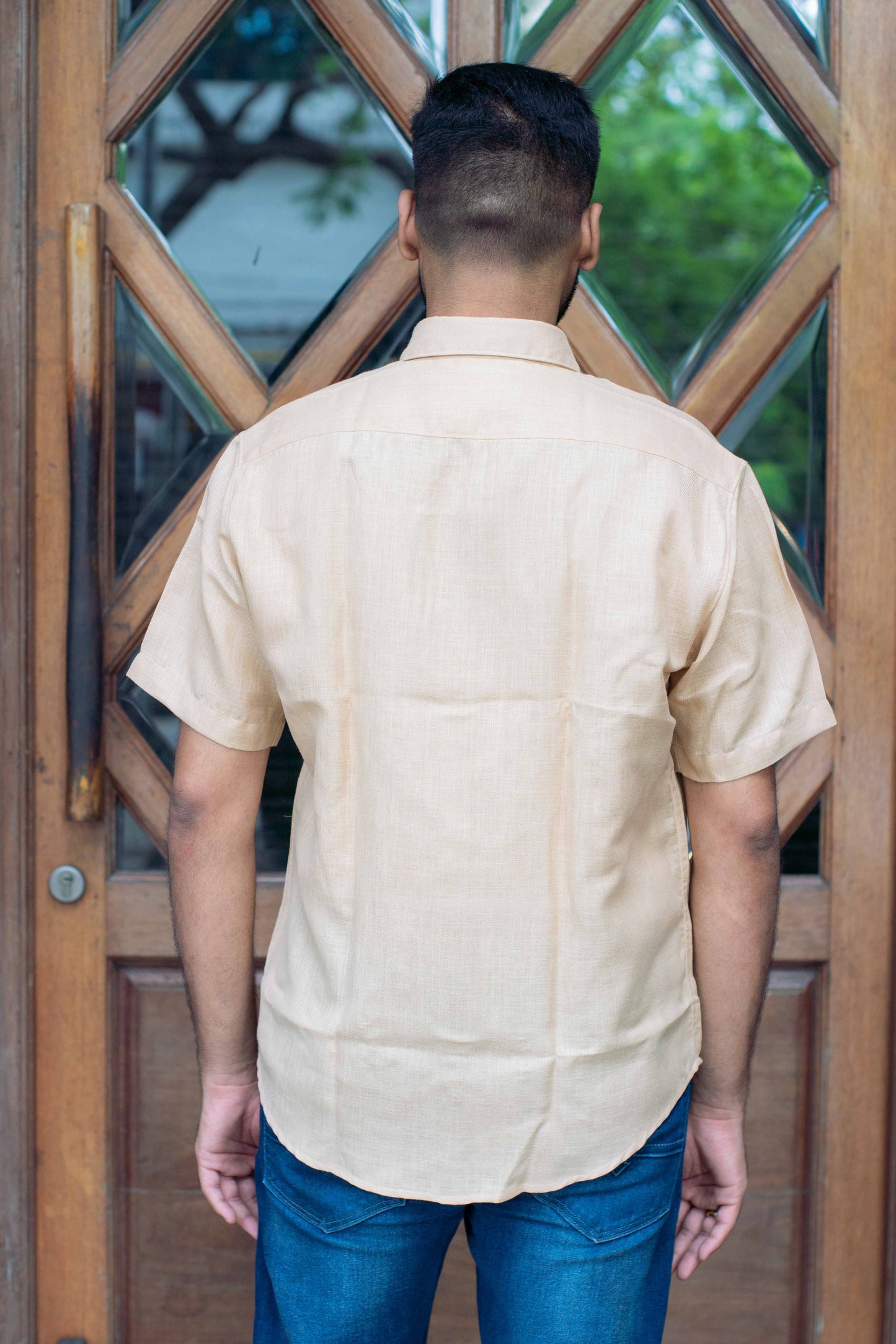 
                  
                    Linen Shirt - Half Sleeve
                  
                