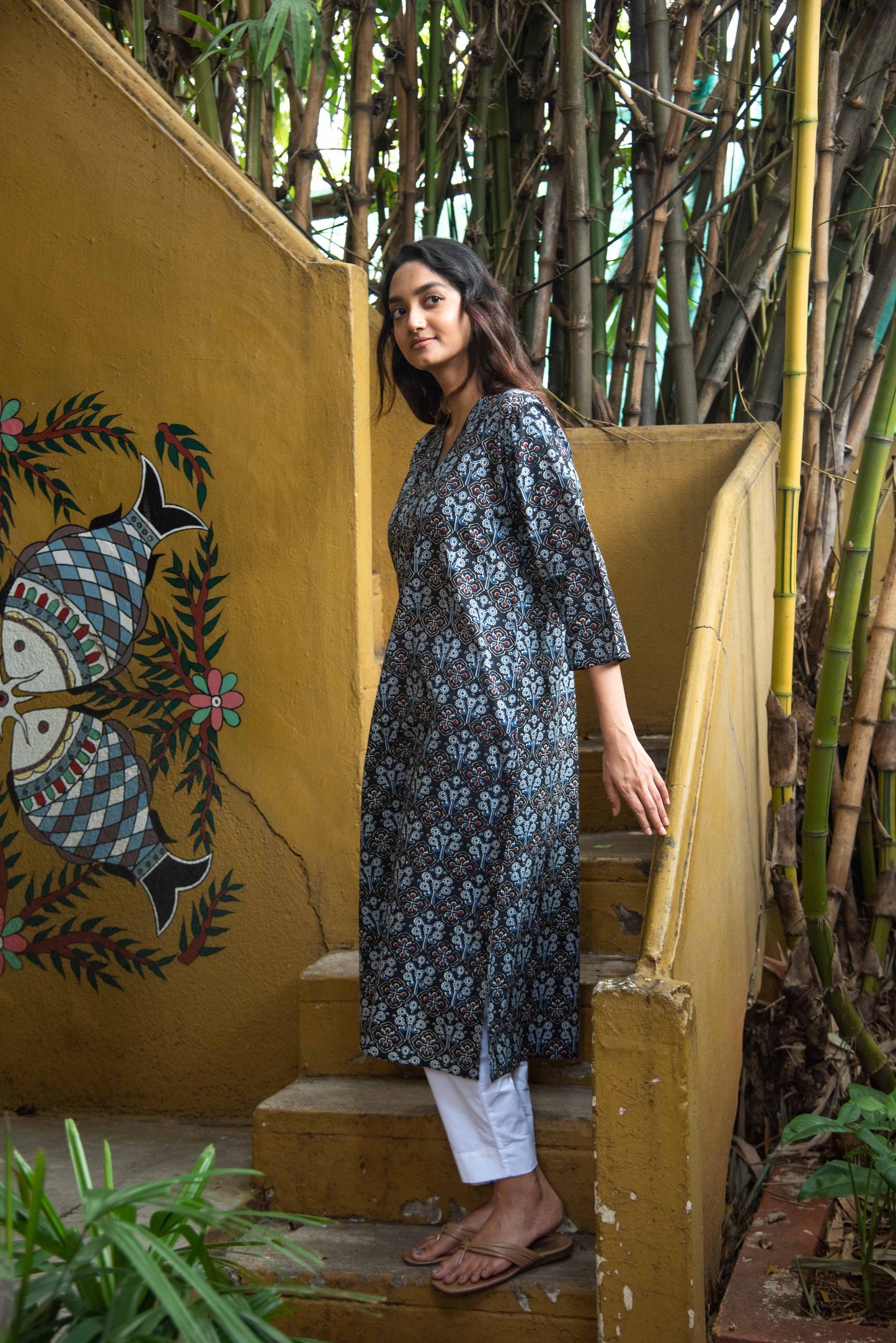 
                  
                    Long Kurta - 3/4th Sleeve
                  
                