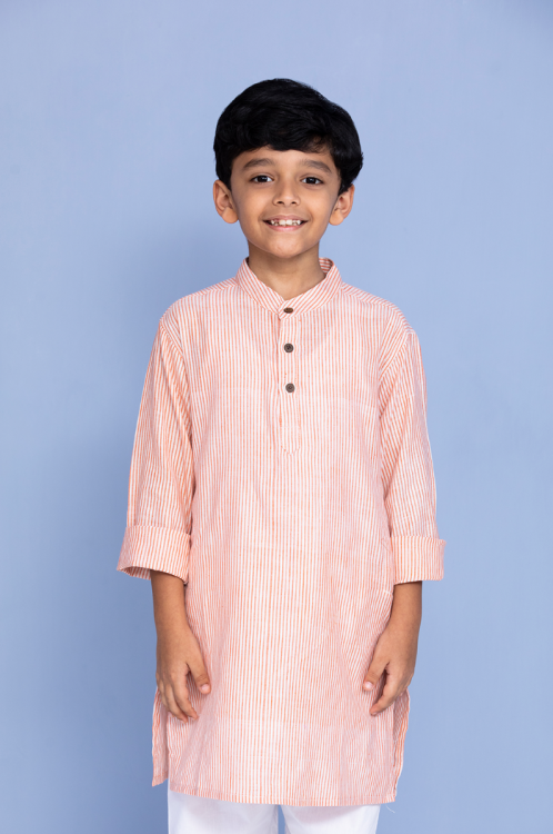 
                  
                    Handloom Cotton Full Sleeve Kurta
                  
                