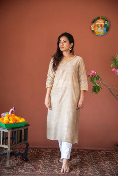 Long Kurta - 3/4  Sleeve