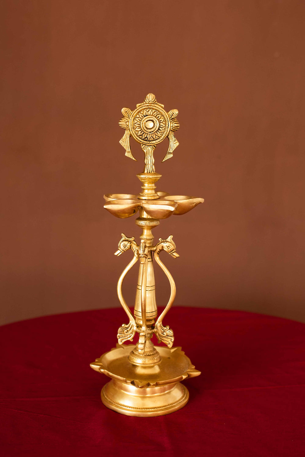 Brass Lamp - Chakra