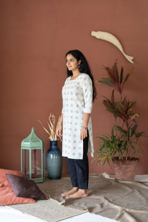 
                  
                    Cotton Ikat Kurta
                  
                