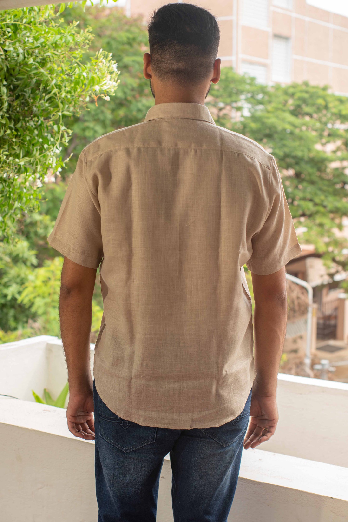 
                  
                    Linen Shirt - Half Sleeve
                  
                